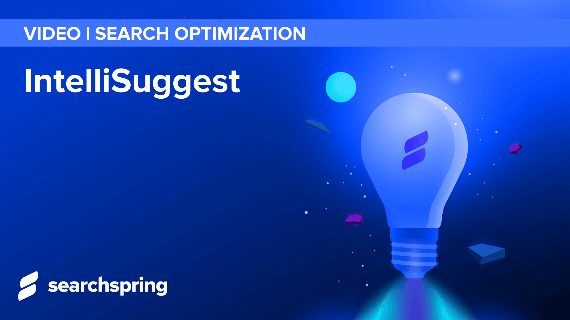 IntelliSuggest Blue background