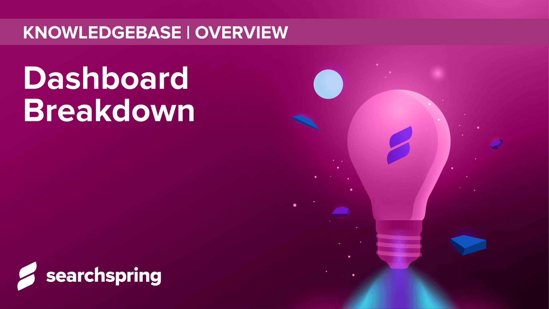 Dashboard Breakdown Magenta background