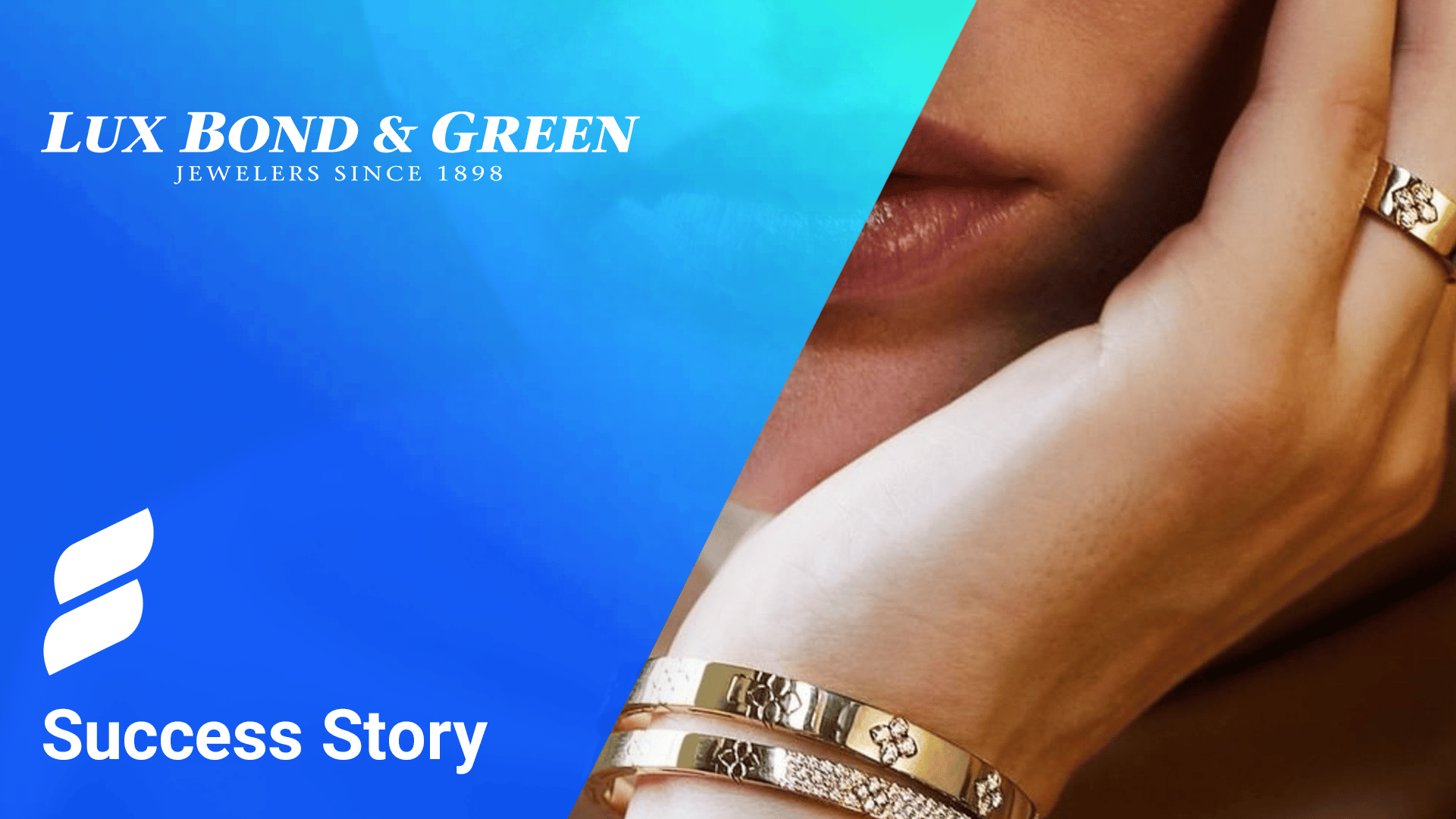 Lux Bond and Green logo, Athos Commerce logo, text: 