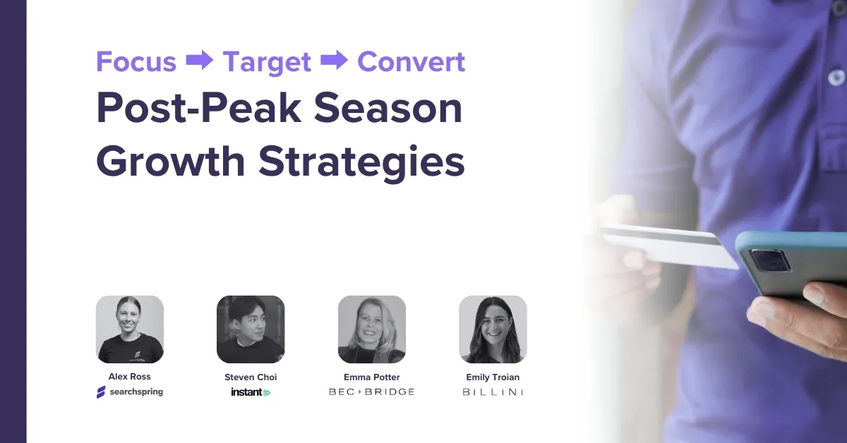 Post-peak season growth strategies